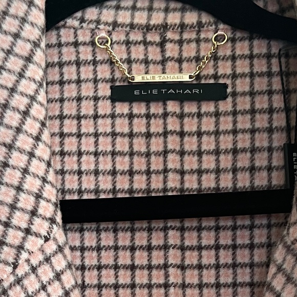 Elie Tahari Women's Abbey Double Breasted Wool Coat in Small,medium - Picture 4 of 9